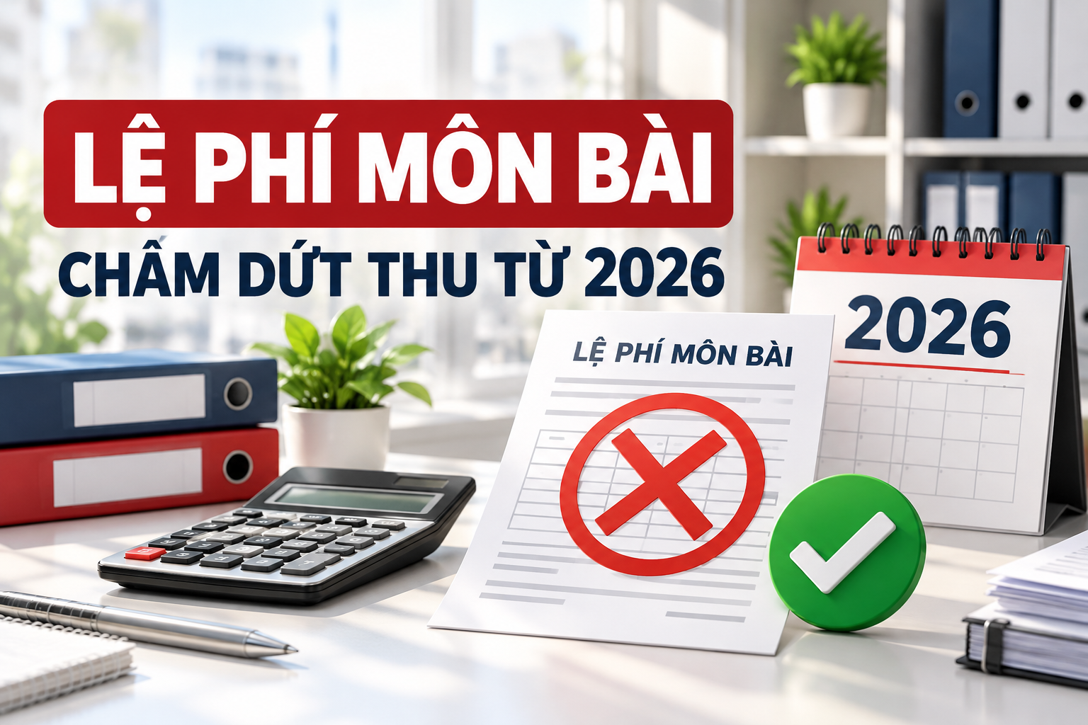 Lệ Phí Môn Bài Là Gì? Có Còn Phải Nộp Từ 2026?