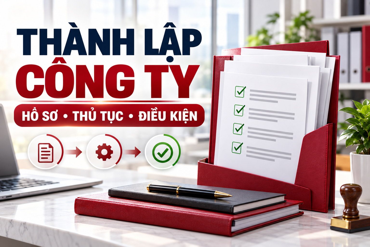 Hồ sơ, thủ tục và điều kiện thành lập công ty mới nhất