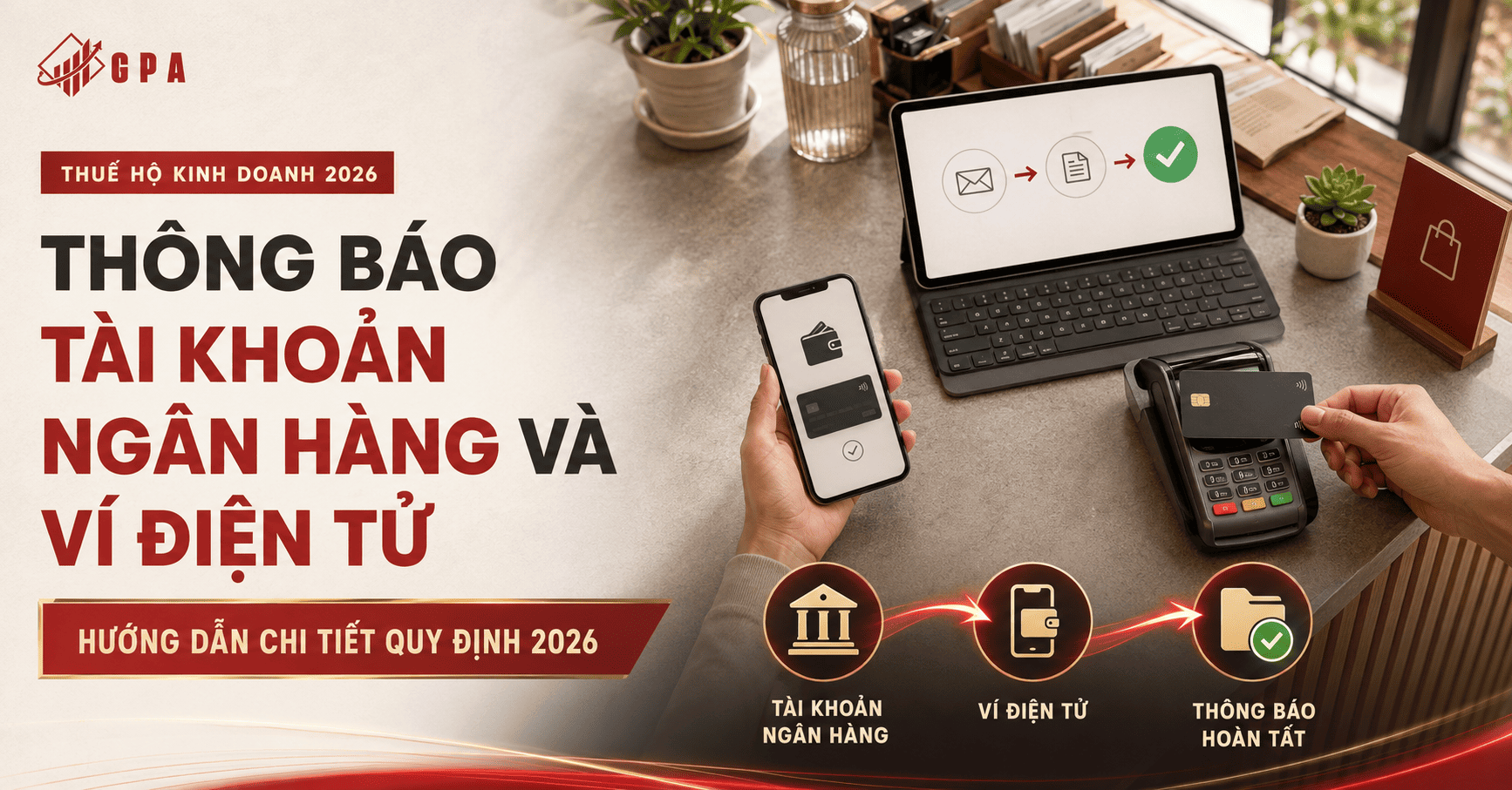 Hướng Dẫn Chi Tiết Quy Định Thông Báo Tài Khoản Ngân Hàng, Ví Điện Tử Cho Hộ Kinh Doanh (2026)