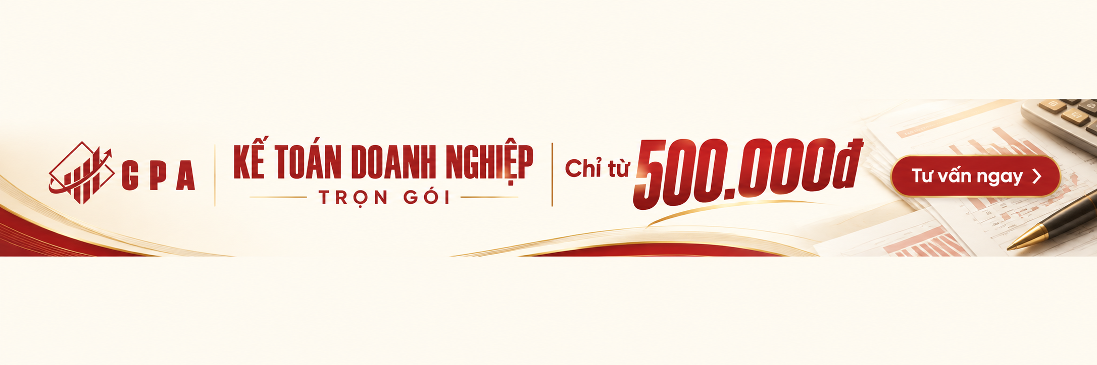 GPA — Kế toán doanh nghiệp trọn gói, chỉ từ 500.000đ. Nhận tư vấn ngay.
